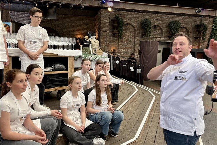 Einweisung des Kochteams