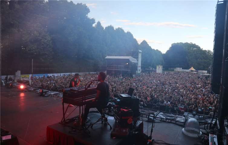 Einzigartig ist die Stimmung in den Rheinanlagen.