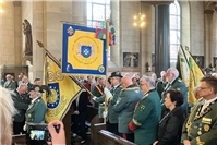 Die  St. Hubertus Schützenbruderschaft Weißenthurm feiert mit europäischer Gemeinschaft