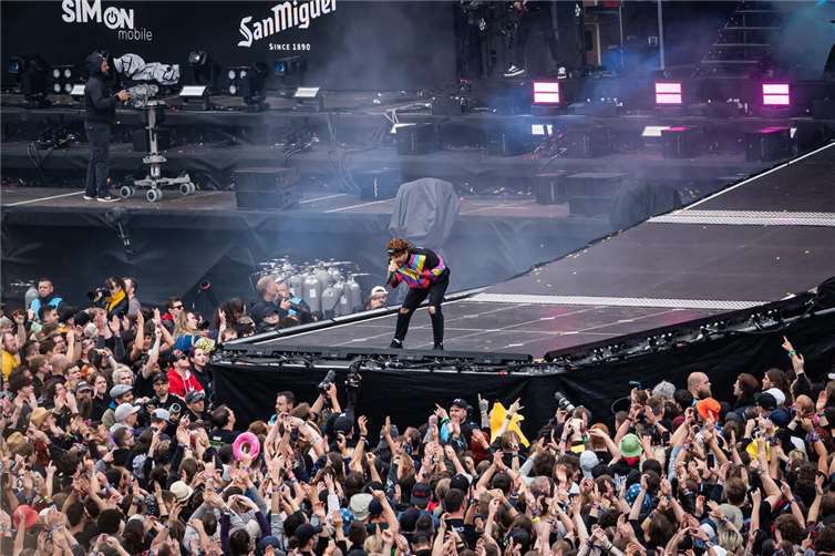 Electri Callboy live am Ring. Foto: Axel Live Pictures