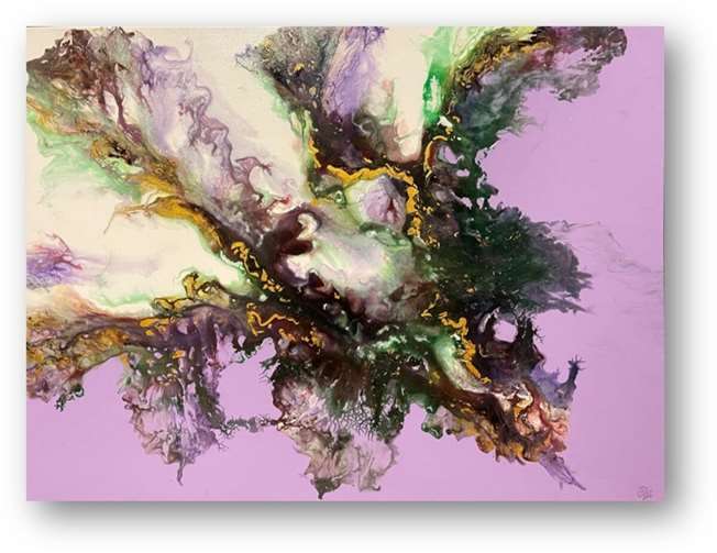 Elena Klinkmann-Voß ermutigt ihre Besucher mit ihren Werken, innezuhalten und die Welt mit neuen Augen zu sehen.  Foto: Elena Klinkhammer-Voß