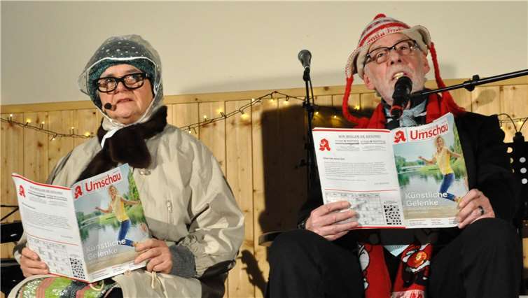 Elfi Steickmann und Wolfgang Nagel in einer ihrer Paraderollen. Foto: Bürgerstiftung Meckenheim