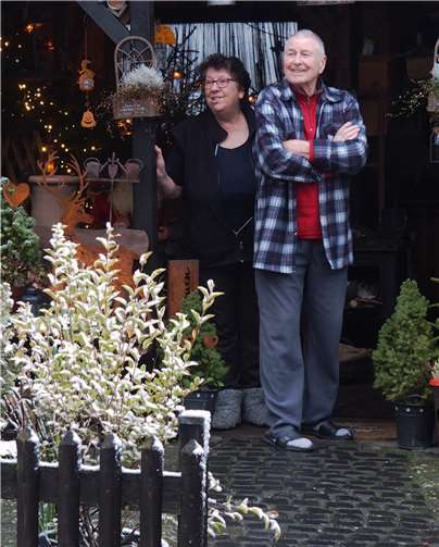 Elfi und Winfried Müller freuen sich immer über Bewunderer.