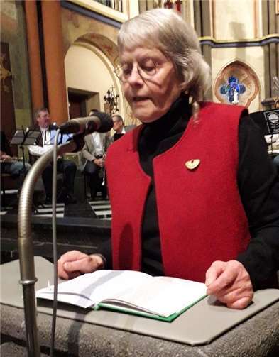 Elisabeth Scheffler informierte über die Entstehung der Krippentraditionen.