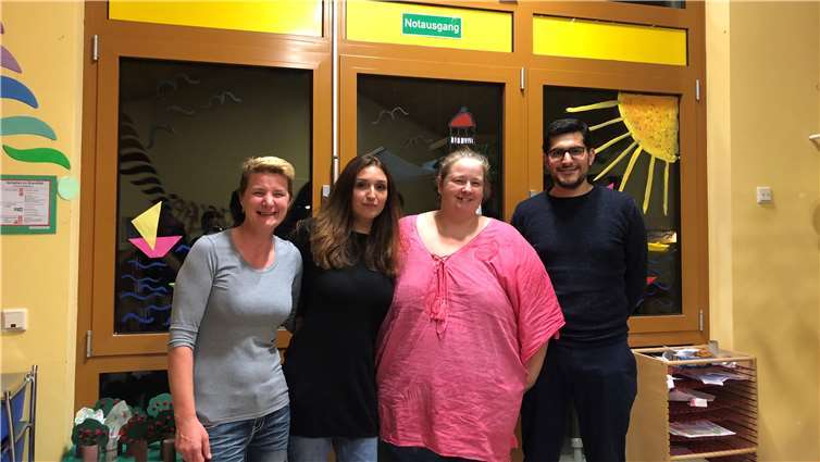 Elke Straub, Denise Udelhoven, Yvonne Holzmann, Ghalib Alah-Rachi (v. l.). privat