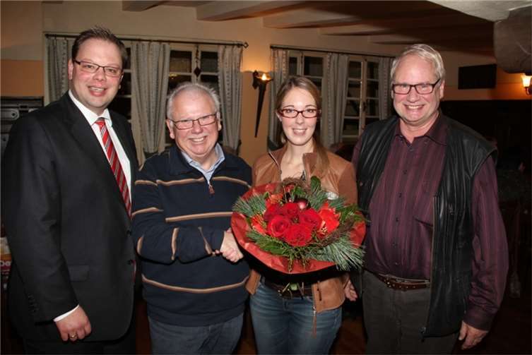 Ellen Demuth (2. v. r.) freut sich auf ihre neuen Aufgaben. Privat