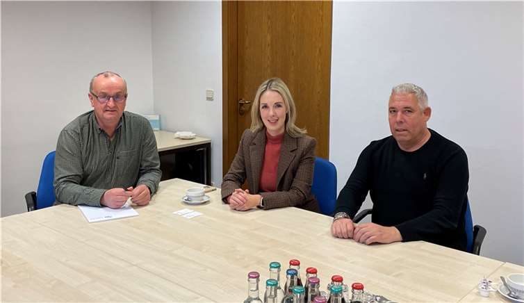 Ellen Demuth traf sich mit Ralf Winn und Matthias Dahmen. Foto: privat