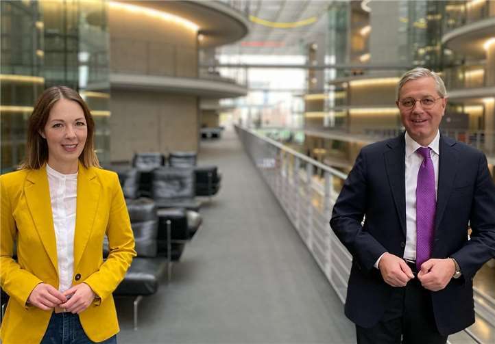 Ellen Demuth und Norbert Röttgen.Quelle: Büro von Ellen Demuth