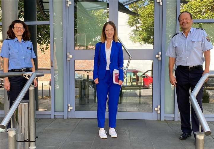 Ellen Demuth während ihres Besuches.Foto: privat