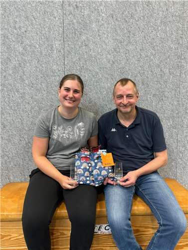 Ellen und Lutz freuen sich über ihren dritten Platz.