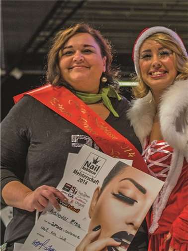 Elsa Ivanovici bei der Siegerehrung. privat