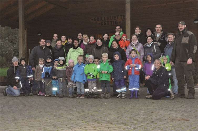 Eltern, Kinder und Erzieher hatten viel Spaß bei der Aktion. Privat