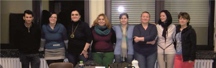 Eltern aus verschiedenen Nationen trafen sich zum Elterncafé.Privat