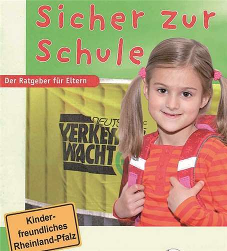 Eltern sollten die kostenfreie Broschüre "Sicher zur Schule" im Sinne ihrer Kinder nutzen.UK RLP