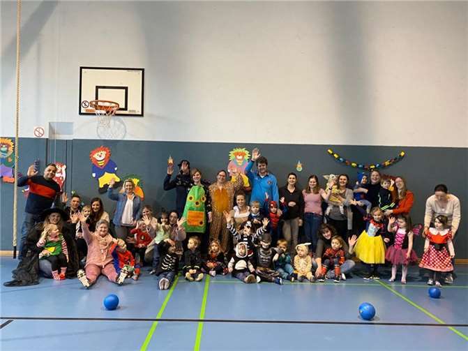 Eltern und Kinder waren toll kostümiert.  Fotos: Turngesellschaft Polch