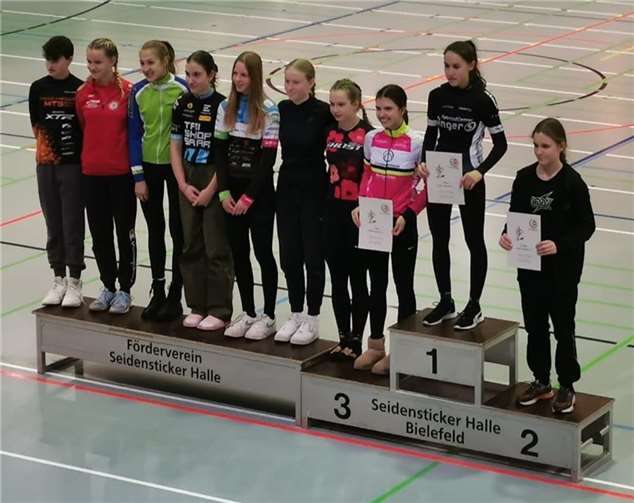 Emma Gasthauer auf dem Siegertreppchen. Quelle: SIG Koblenz