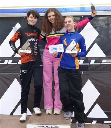 Emma Gasthauer ganz oben auf dem Treppchen. Foto: privat