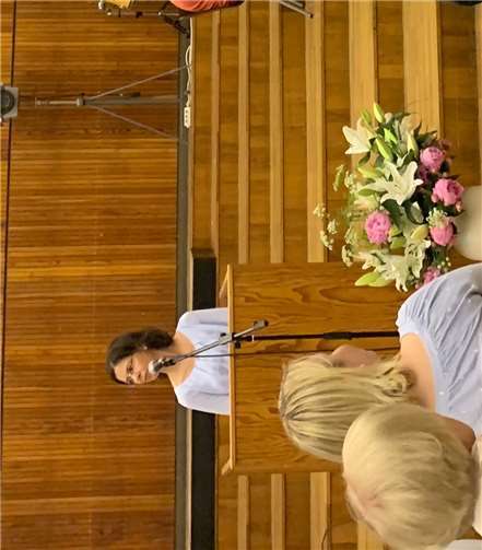 Emma Waldorf nahm besonders erfolgreich am Bundeswettbewerb teil. Foto: privat