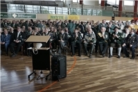 Die  St. Hubertus Schützenbruderschaft Weißenthurm feiert mit europäischer Gemeinschaft