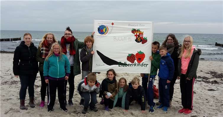 Endlich an der Ostsee angekommen.