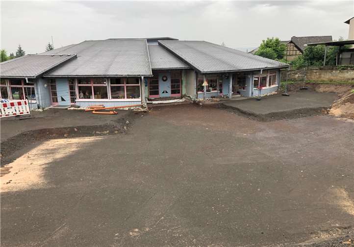 Endlich konnte mit dem Erweiterungsbau begonnen werden.Foto: VG Bad Breisig