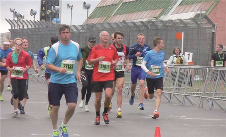 Endspurt auf der Zielgeraden. Privat