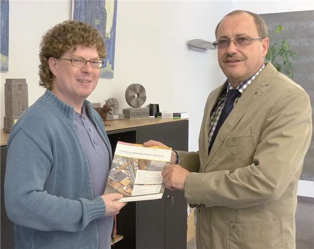 Energieberater Holger Schomer und Bürgermeister Gerd Heilmann. privat