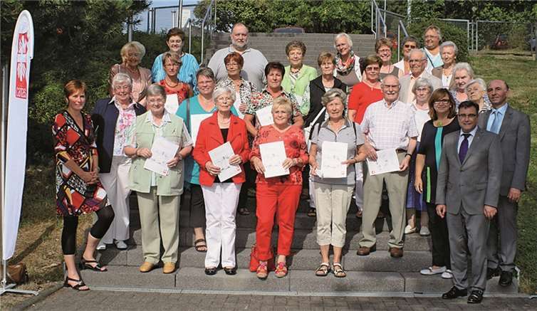 Engagiert für Menschen: Der Caritasverband ehrte die Jubilare für ihr langjähriges ehrenamtliches Engagement in ihren Pfarrgemeinden. privat