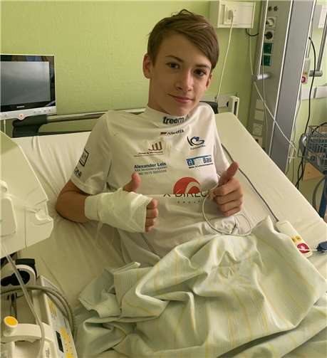 Enrico im Krankenhaus