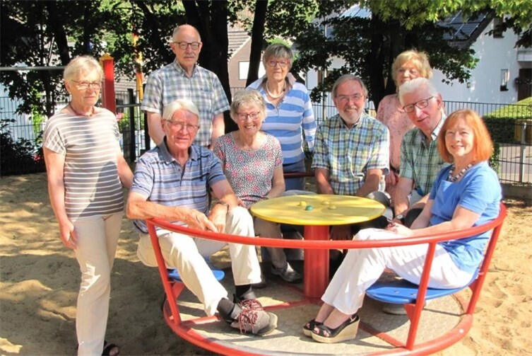 Ensemble des Kabaretts „Junges Gemüse“.