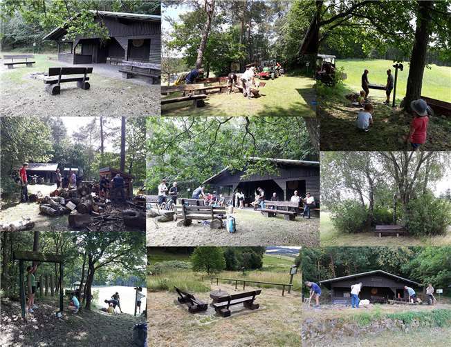 Entlang des Naturerlebnispfades von Müllenbach wurden viele Dinge instandgesetzt und erneuert. Fotos: Ortsgemeinde Müllenbach