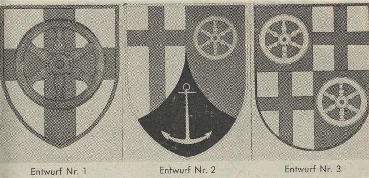 Entwürfe zum Lahnsteiner Wappen. Fotos: Stadtarchiv Lahnstein