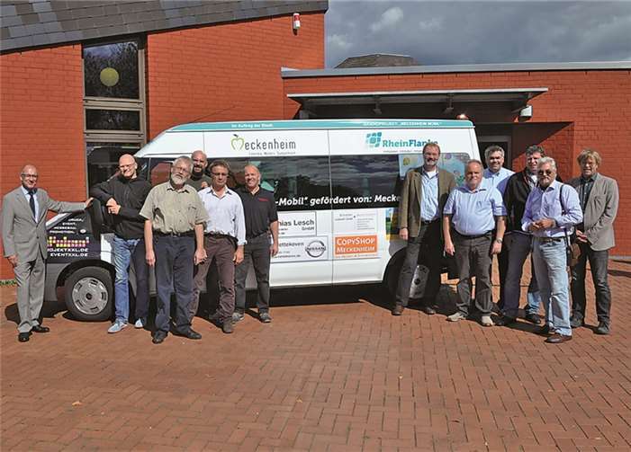 Er fährt wieder- Dank der Sponsoren: Der Projektbus von meckenheim mobil. Stadt Meckenheim