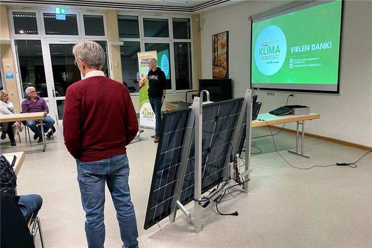 Erfahrungsaustausch und praxisorientierte Antworten der Photovoltaikgruppe (Veranstaltung 2024)