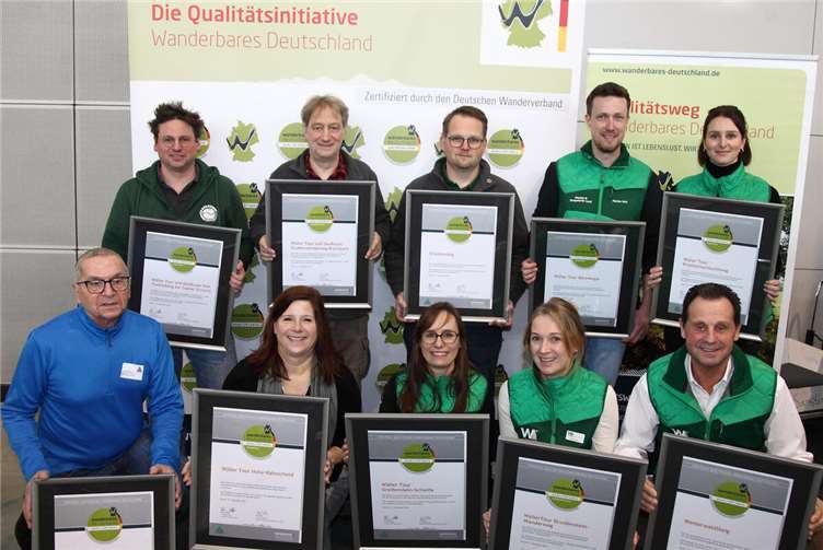 Erfolg für den Westerwald: Wanderwege erhalten Top-Auszeichnung. Foto: Deutscher Wanderverband / H.Ulrich