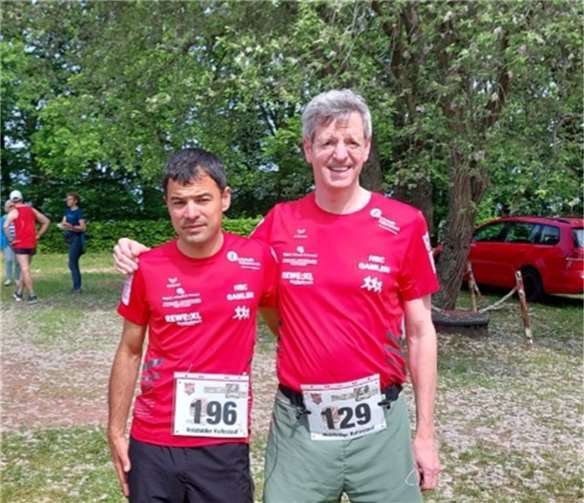Erfolgreich beim Kulleslauf in Holzfeld – M.Schmitt/M.Berke.