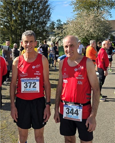Erfolgreich gelaufen in Laubach/Hr. : Robert Gotto und Martin Burgmer.  Foto: privat