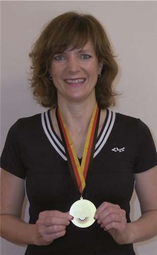 Susi Mathes holte die Goldmedaille Erfolgreich in München: Susi Mathes.privat