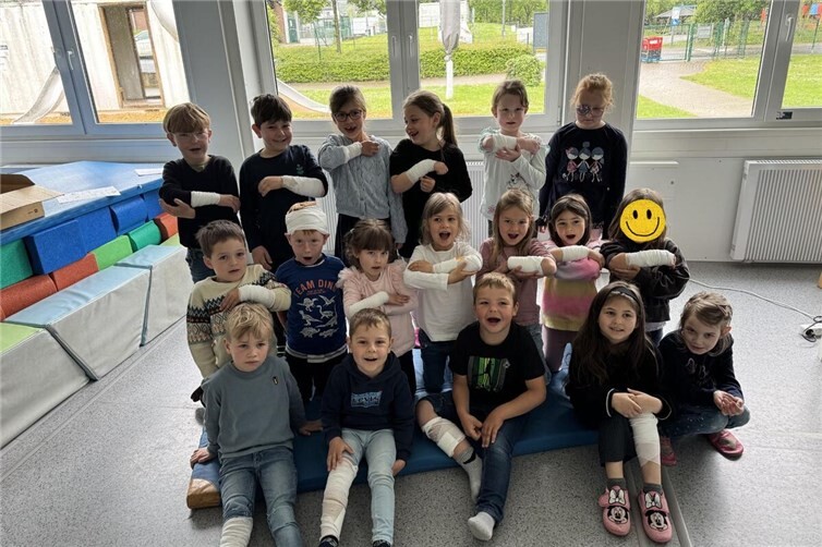 Erfolgreich wurden dei Kinder verbunden.