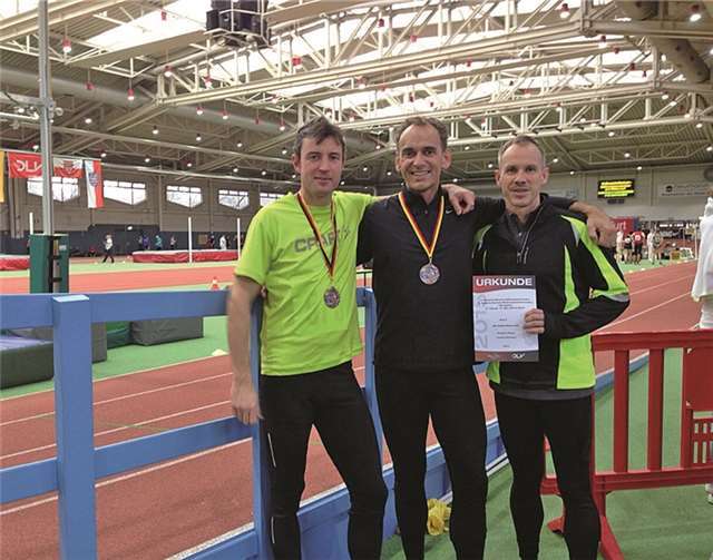 Erfolgreiche Athleten: (V.l.) Stephan König, Michael Chavet, Thorsten Poschwatta. privat