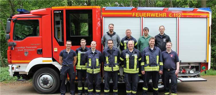 Erfolgreiche Ausbildung: die neuen Mitglieder der Gruppe Absturzsicherung.Feuerwehr Rheinbach
