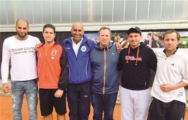 Erfolgreiche Herrenmannschaft des TC Neuwied. v.l. Genjo Hassan, Sherif Abohabaga, Zaki Hassan, Alexander Wilz, Adrian Franco und Martin Müller. Es fehlten Benjamin Hassan und Thorsten Krämer.privat