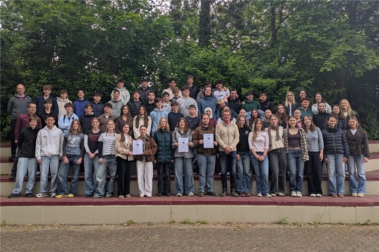 Erfolgreiche Schülerinnen und Schüler des Rhein-Gymnasiums Sinzig