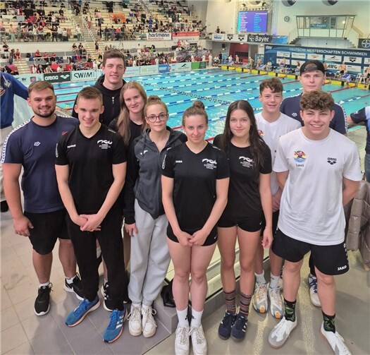 Erfolgreiche Schwimmer.  Foto: privat