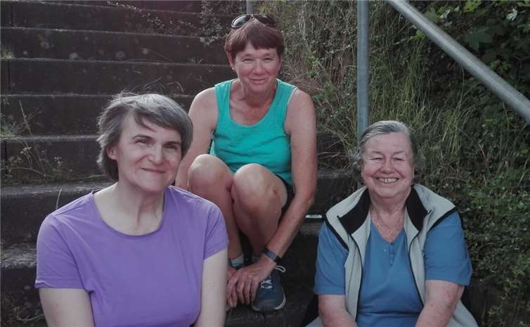 Erfolgreiche Sportlerinnen (von links): Anne Schmidt-Keusgen, Petra Dollase und Helga Eckstein.Foto: privat