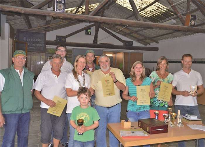 Erfolgreiche Teilnehmer der Vereinsmeisterschaften.privat