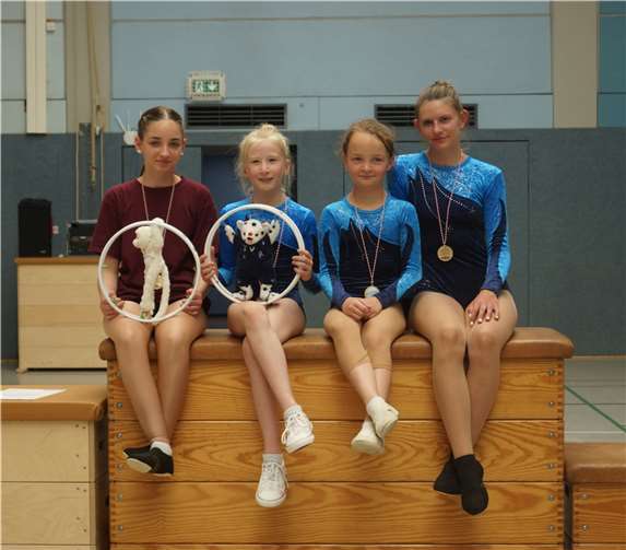 Erfolgreiche Turnerinnen vom TV Sinzig und TV Remagen.  Foto: privat