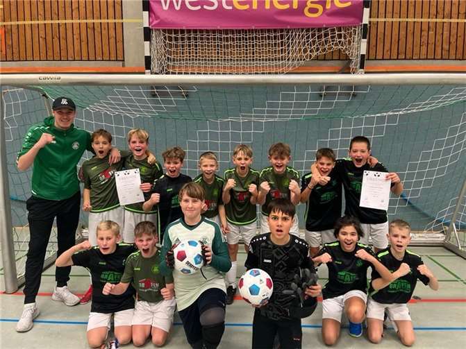 Erfolgreicher Auftritt der Nachwuchsalemannen beim Hallenturnier der Verbandsgemeinde Pellenz. Foto: privat