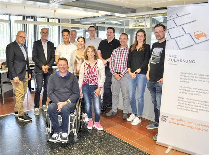 Vier Landkreise, ein System: Erste Bilanz der IKZ-Zulassungsstelle Erfolgreicher Projektstart: Interkommunale Zulassungen erleichtern Verwaltung. Foto: Kreisverwaltung Eifelkreis Bitburg-Prüm