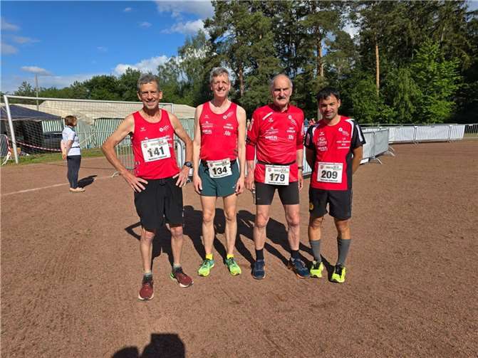 Erfolgreiches HSC-Quartett beim Kulleslauf in Holzfeld. Foto: privat